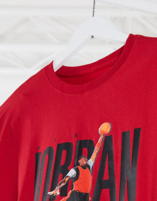 red jordan t shirt