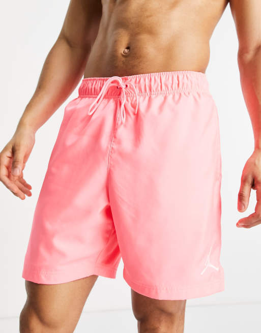 Nike Jordan Jumpman Poolside swim shorts in pink