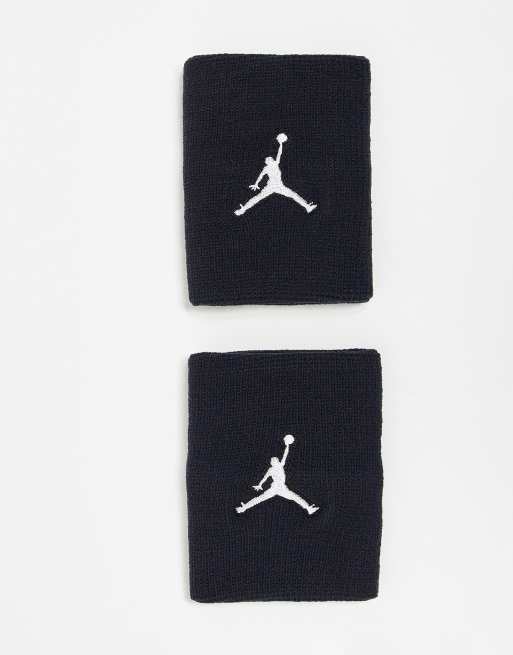 Nike Jordan Jumpman sweat wristbands in black | ASOS