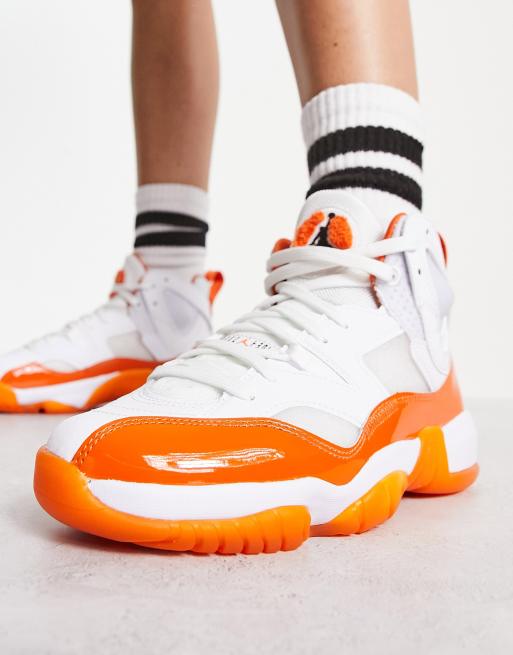 Nike Jordan Jumpman Two Trey sneakers in white and orange ASOS