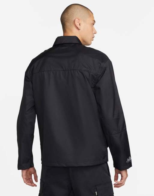 Nike - Jordan - Jumpman - Vævet coach-jakke i sort, 2 af 4