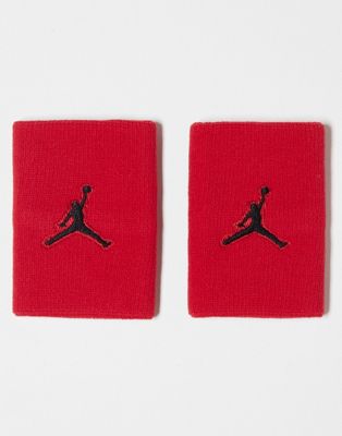 Nike Jordan Jumpman wristbands in blue-Red