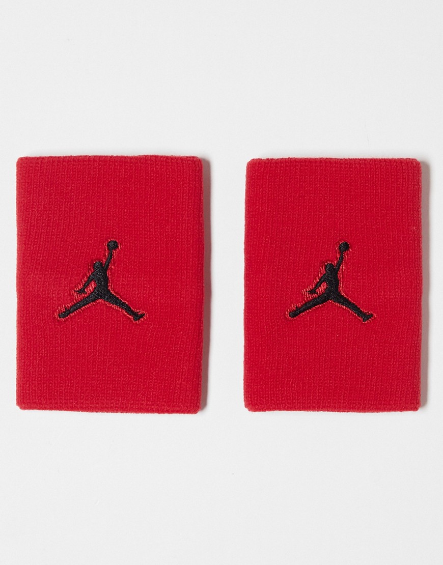 Nike Jordan Jumpman wristbands in blue-Red