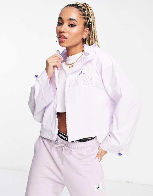 Nike Jordan lightweight jacket in lilac