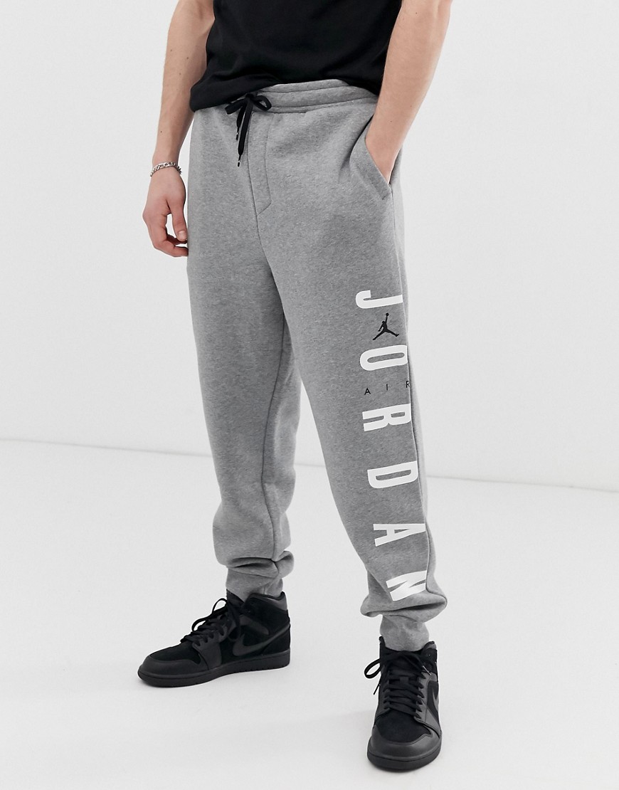 Nike Jordan Logo Skinny Joggers In Grey AT4913-091