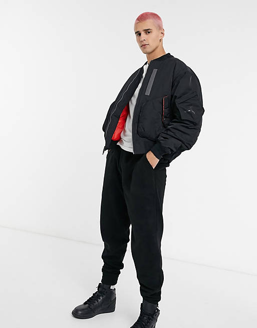 Nike Jordan MA-1 bomber jacket in black