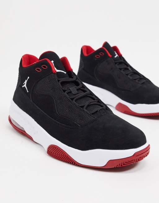 Jordan max aura zwart rood new arrivals