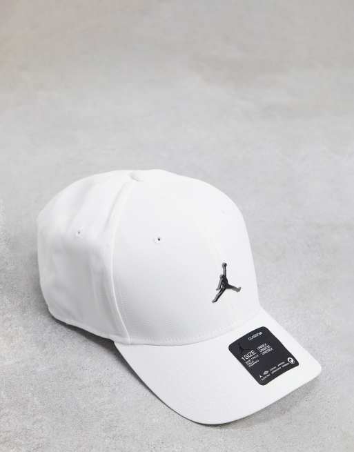 Nike Jordan Metal Jumpman cap in white