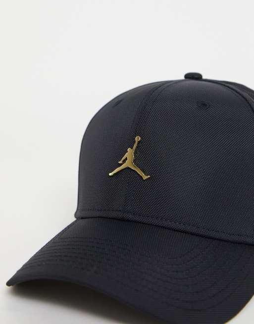 Nike Jordan – Metal Jumpman – Czarna czapka z daszkiem, 3 z 4