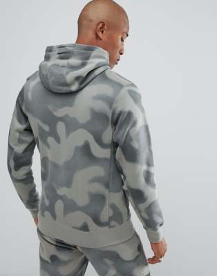 nike jordan p51 flight fleece hoodie in camo