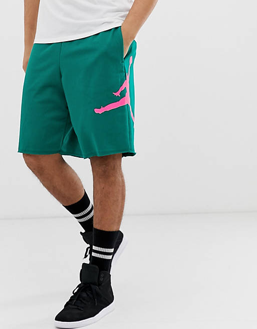 slack Ten years aim Nike Jordan - Pantaloncini in jersey verde-azzurro | ASOS