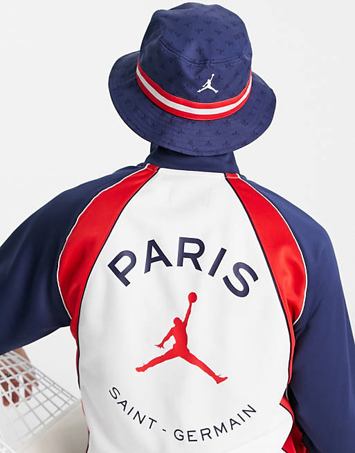 Accessories Caps & Hats/Nike Jordan Paris Saint-Germain bucket hat in navy 