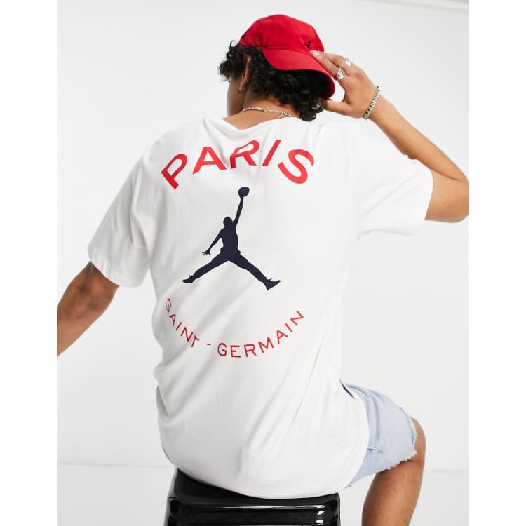 Nike psg cheap jordan t shirt