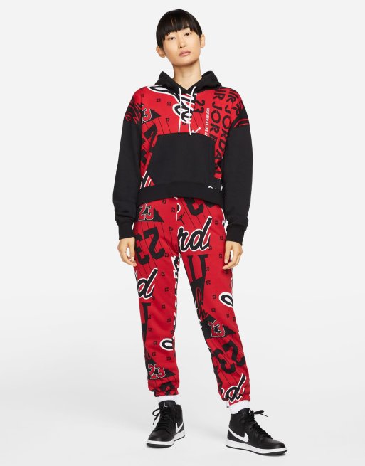 Nike Jordan Plus Core Essentials all over print fleece