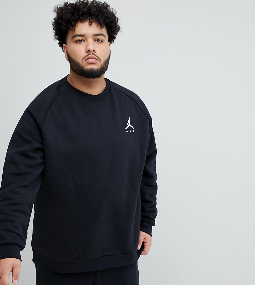 Nike Jordan Plus Logo Sweatshirt In Black 940170-010