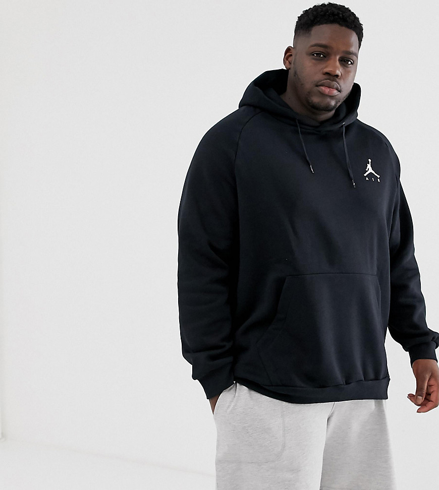 Nike Jordan Plus - Sort hættetrøje med Jumpman-logo