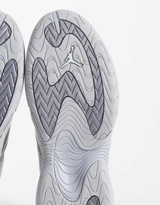 Nike Jordan Pointe ballet flats in silver and gray, 5 of 5