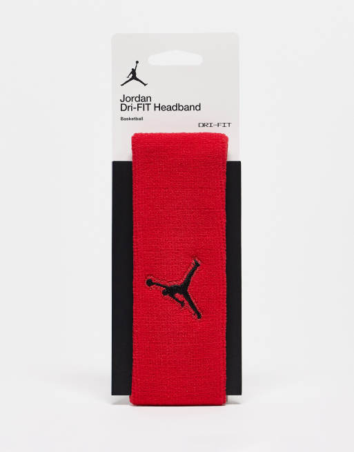 Nike Jordan – Rött pannband med Jumpman-logga