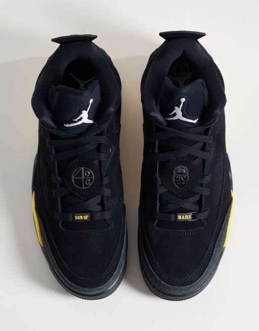 Nike Jordan Son of Mars sneakers i svart och gult, 3 av 5