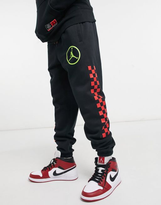 Nike Jordan Sport DNA cuffed joggers in black ASOS