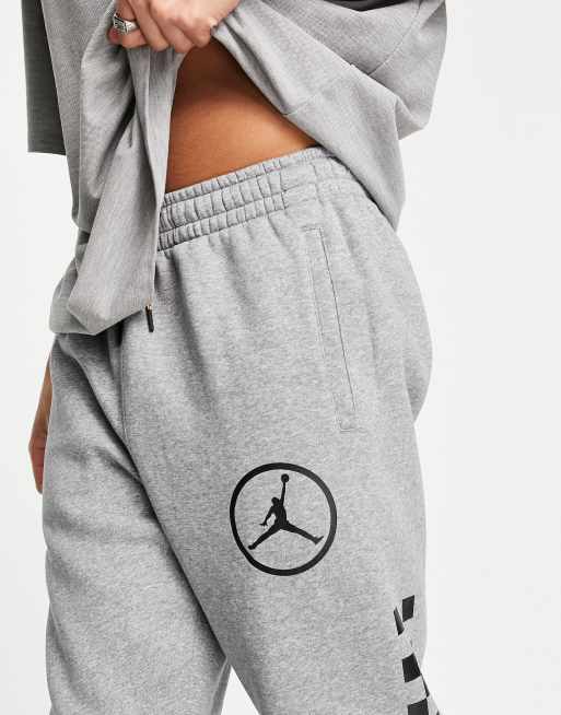 Nike jordan jumpman discount cuffed joggers in grey