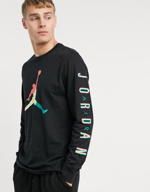 T shirt on sale jordan manche longue