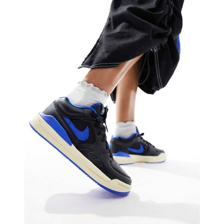 Nike Jordan Stadium 90 Sneakers in Black & Blue