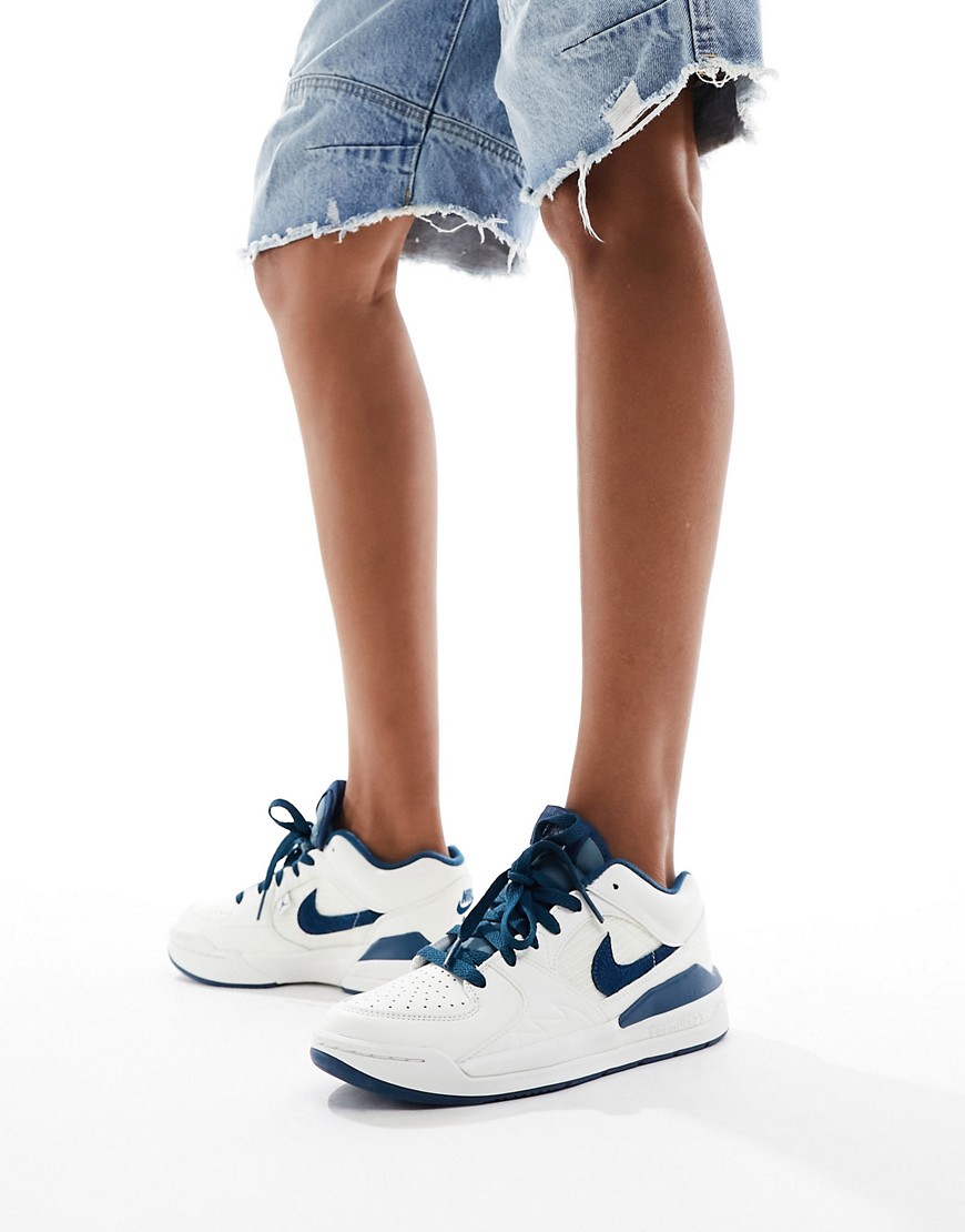Nike Jordan Stadium 90 sneakers in stone & blue-Neutral