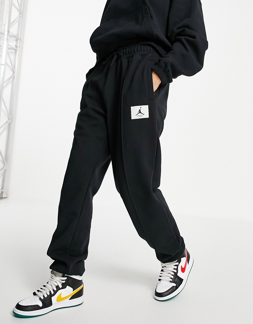 Nike Jordan Statement Essentials cuffed sweatpants in black