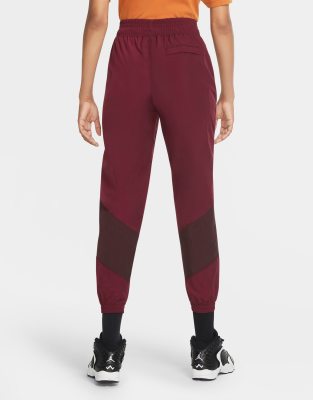 burgundy nike sweatpants
