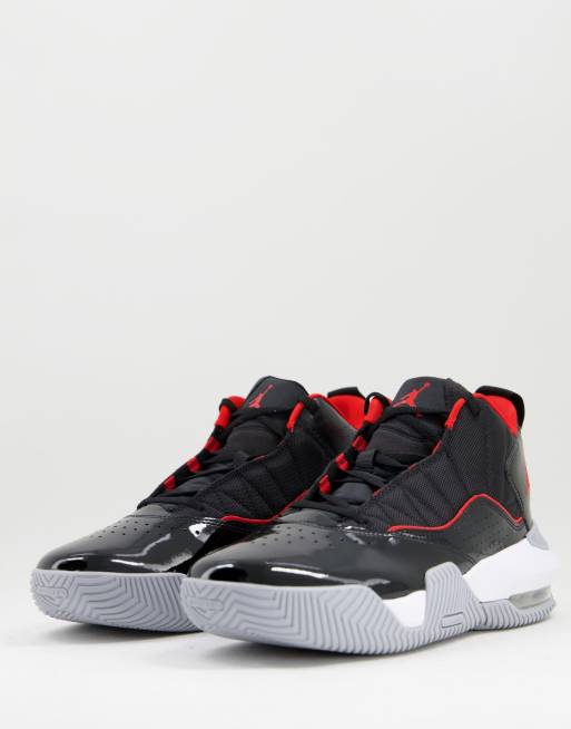 Nike Jordan Stay Loyal trainers in black and red
