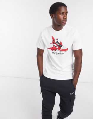 Nike - Jordan - T-shirt à imprimé avion 