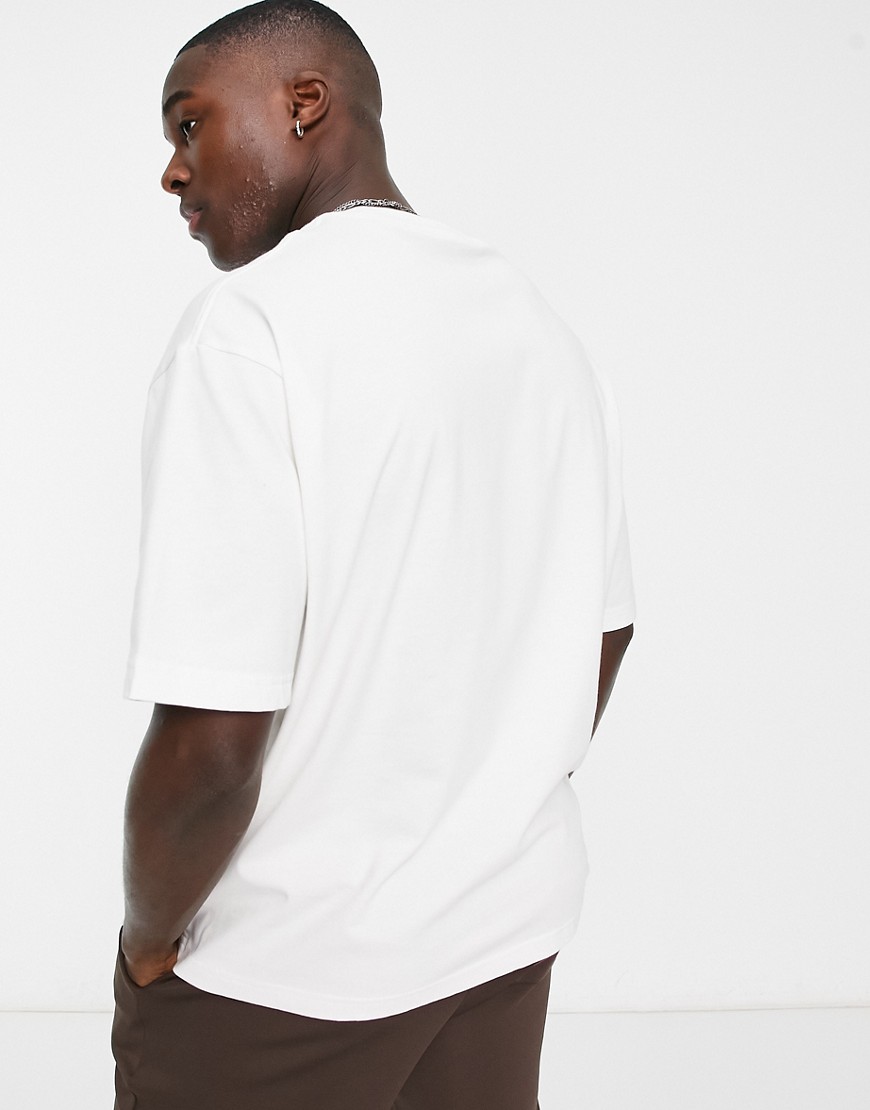 Jordan - T-shirt pesante oversize bianca-Bianco - Jordan T-shirt donna  - immagine1