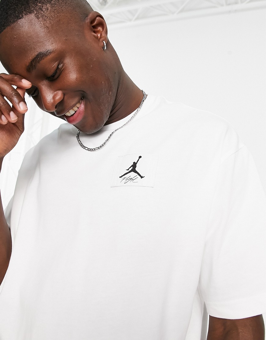 Jordan - T-shirt pesante oversize bianca-Bianco - Jordan T-shirt donna  - immagine2