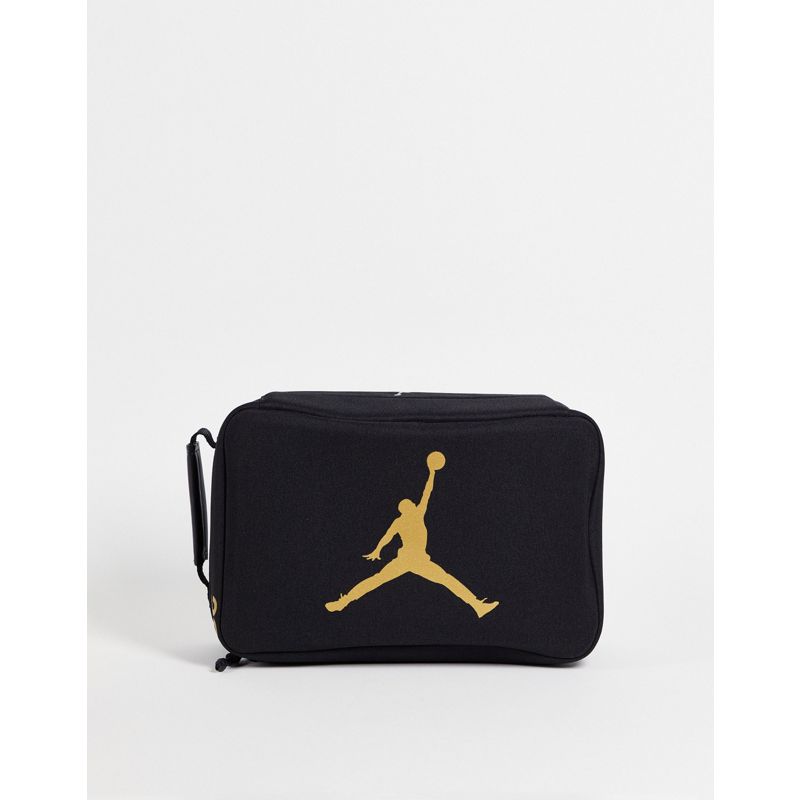 StTG6 Borse Nike Jordan - The Shoe Box - Borsa portascarpe da collezione nero e oro