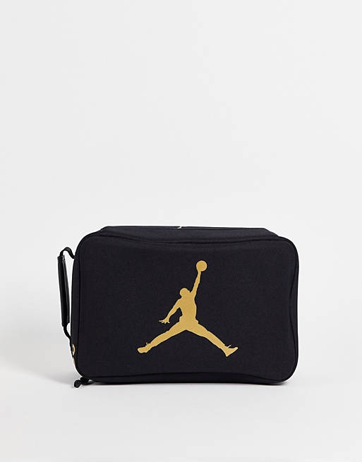  Nike Jordan 'The Shoe Box' collectors line box bag in black and gold 