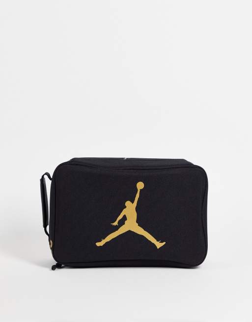 Nike Jordan - 'The Shoe Box' - Sort og guldfarvet samlertaske