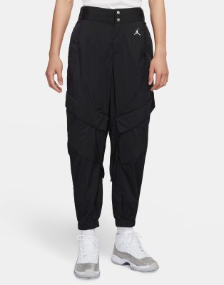 jordan black utility lounge pants