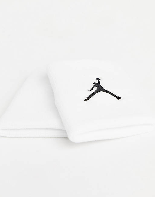 Nike Jordan wristbands in white | ASOS