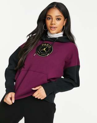 burgundy jordan hoodie