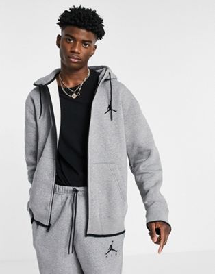 Nike Jordan zip up fleece hoodie in 
