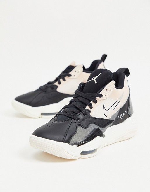 Nike Jordan Zoom '92 trainers in black and cream