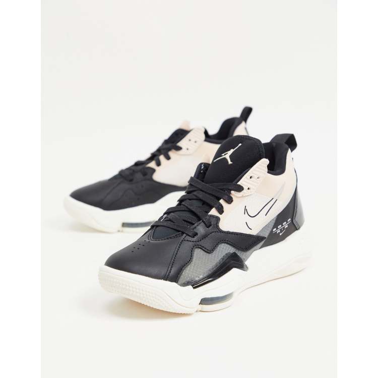 Nike Jordan Zoom '92 trainers in black and cream ASOS