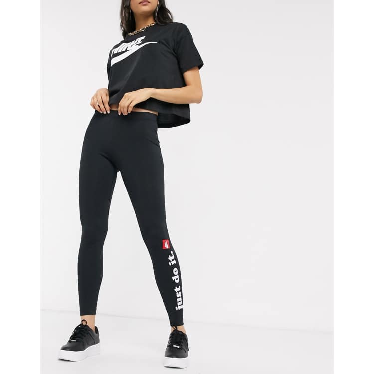 Nike Just Do It Black Leggings