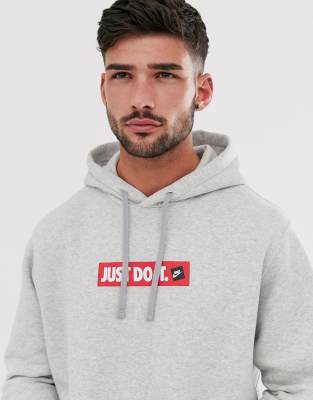 nike just do it logo sweatshirt