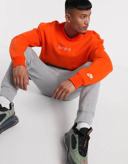 Just do it outlet hoodie orange