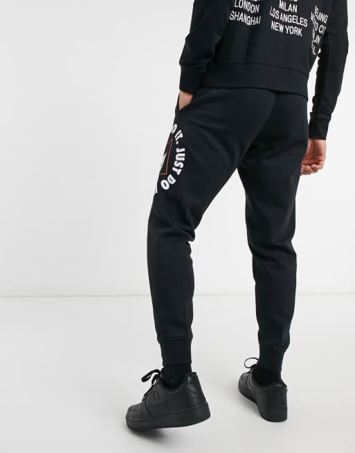 Nike just do it cheap joggers black