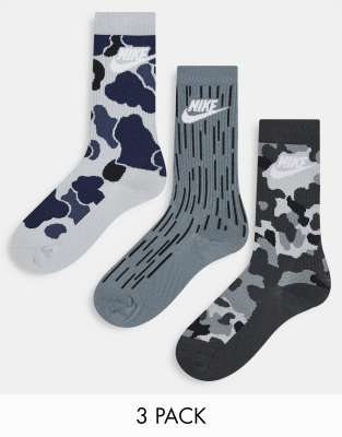 Nike Just Do It High-rise Leggings In Gray Heather