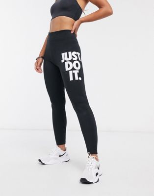 Nike Do It high waisted 7/8 leggings in black Smart