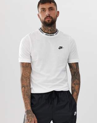 nike just do it collar t shirt